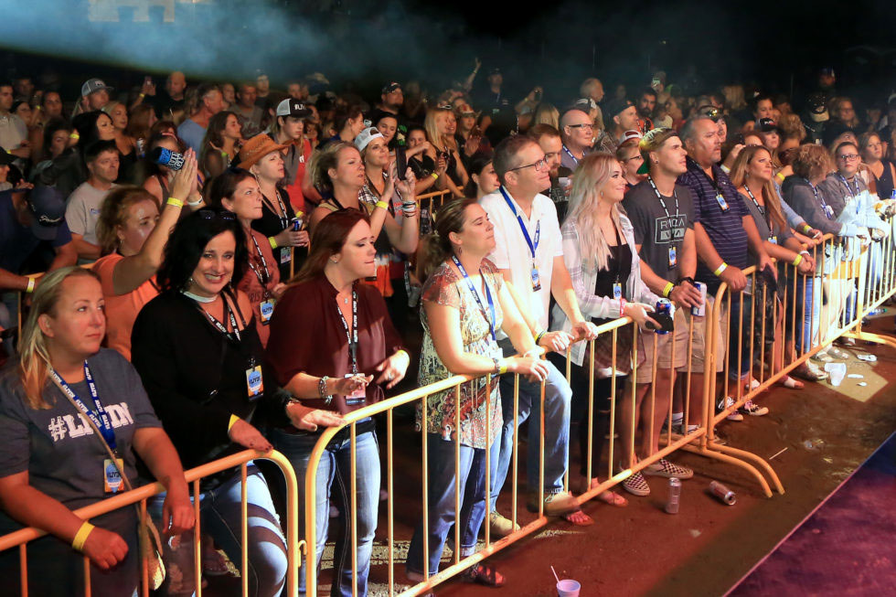 Crowd at LIVIN Music Festival